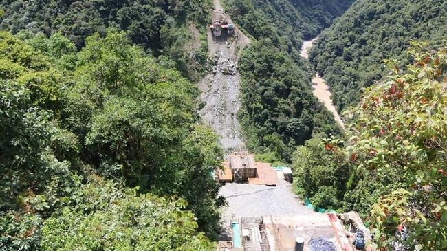 Vía Bogotá-Villavicencio. Foto: Colprensa