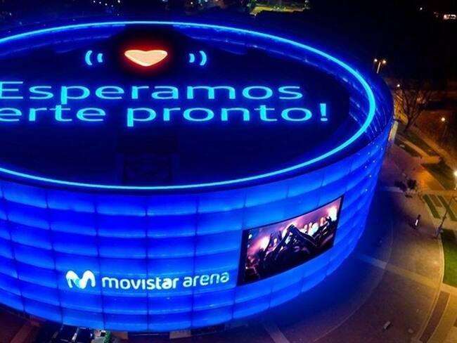El Movistar Arena reabre sus puertas con todas las medidas de bioseguridad. Foto: Facebook @MovistarArenaCo