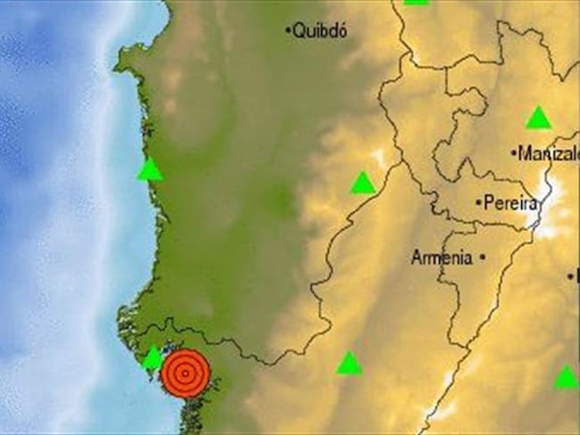 Un temblor de 3.5 grados sacude a Buenaventura. Foto: Cortesía: Servicio Geológico Colombiano