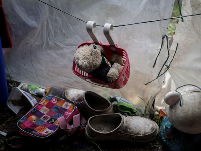 Fallece un niño de un 1 año y 9 meses, que pertenecía a la comunidad indígena Embera, la cual se encuentra en el Parque Nacional desarrollando una Minga permanente. Foto: Colprensa