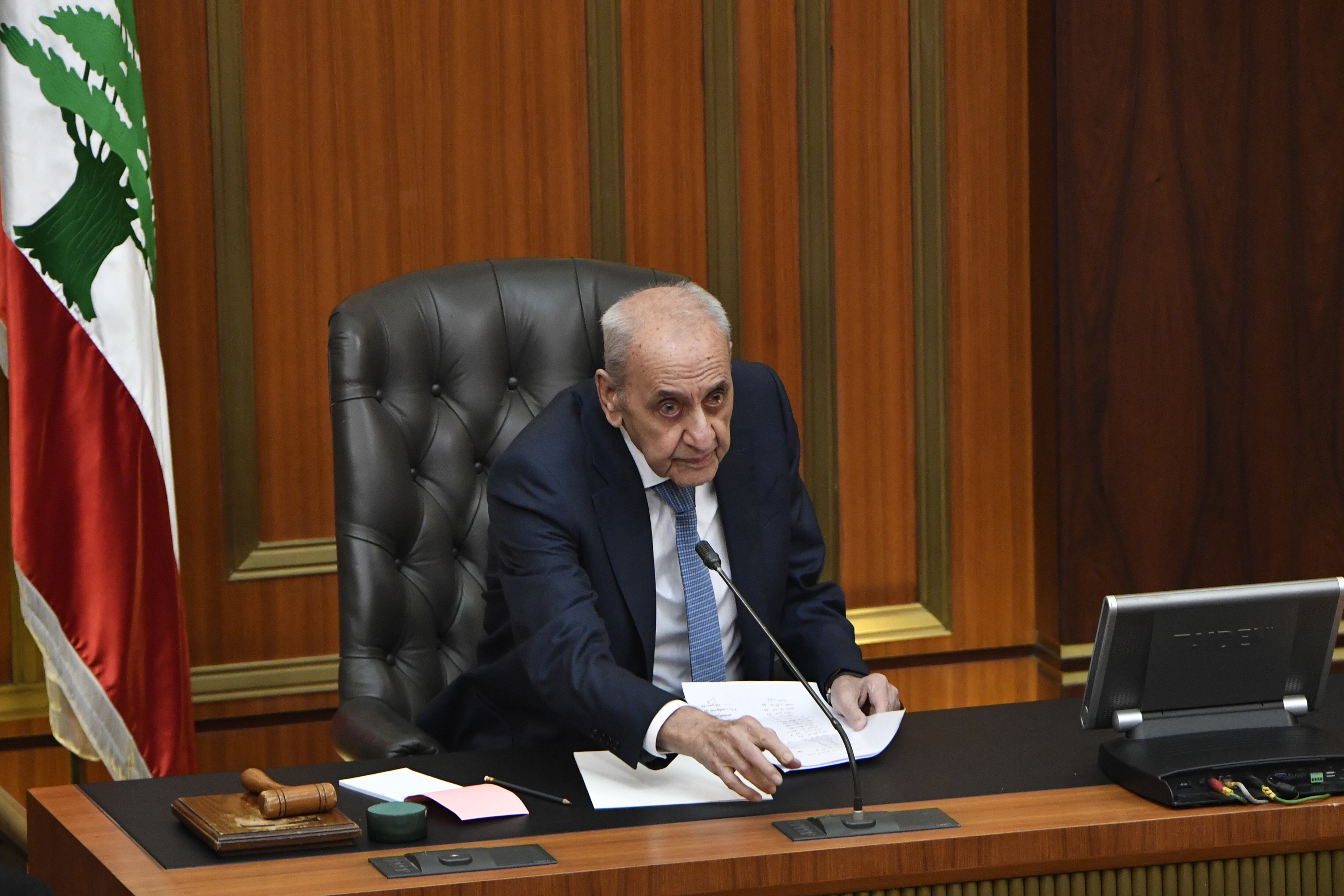 Nabih Berri. (Photo by Houssam Shbaro/Anadolu via Getty Images)