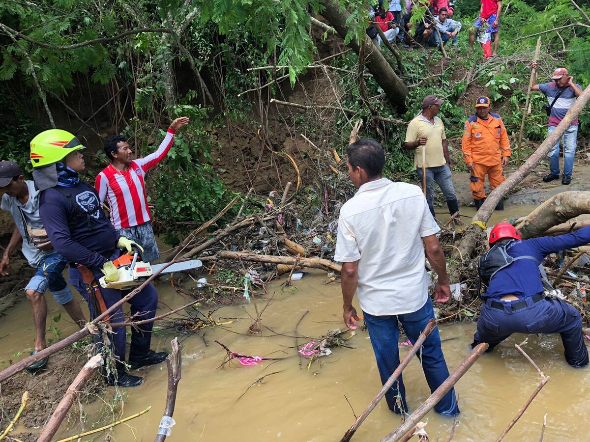 Mujer en estado de embarazo fue arrastrada por un arroyo en El Difícil, Magdalena