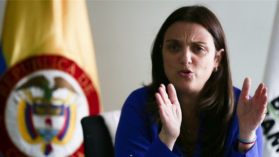 Ministra de las Tic, Karen Abudinen. Foto: Colprensa - Diego Pineda