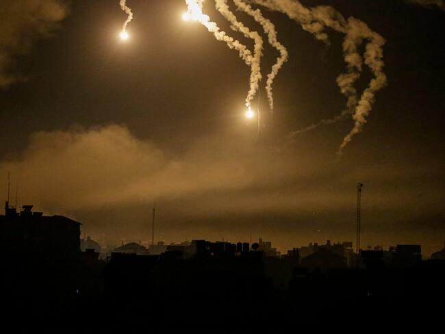 Misiles dirigidos a Gaza. Foto: EFE.