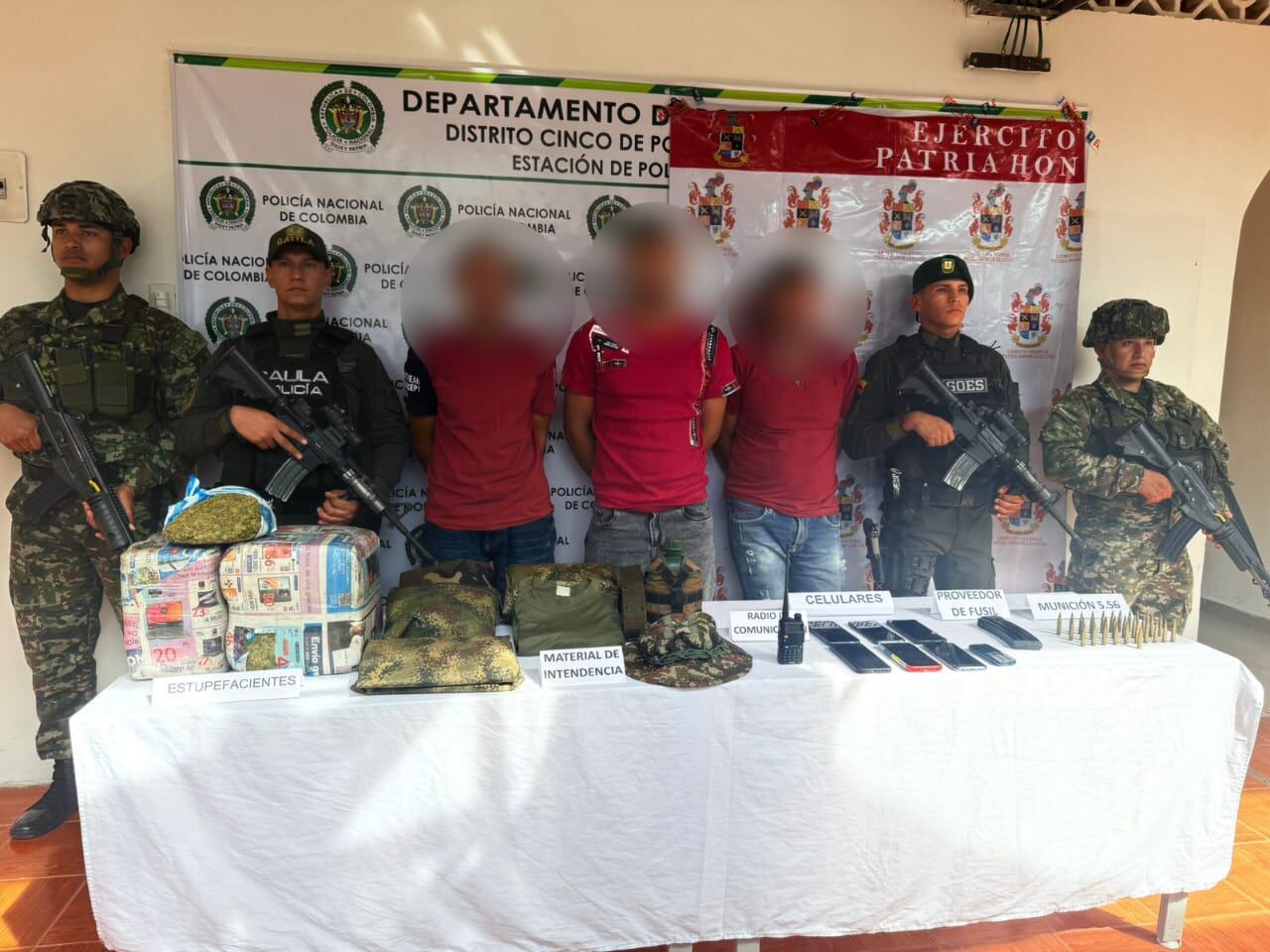 Captura de alias ‘Tito’, cabecilla principal de la red de apoyo al terrorismo. Foto: Policía / Ejército