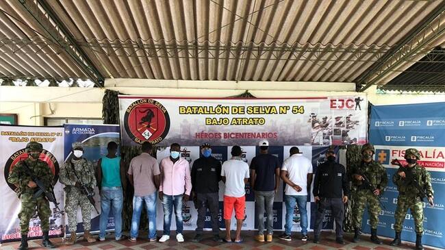 Capturas Chocó. Foto: Fiscalía General de la Nación