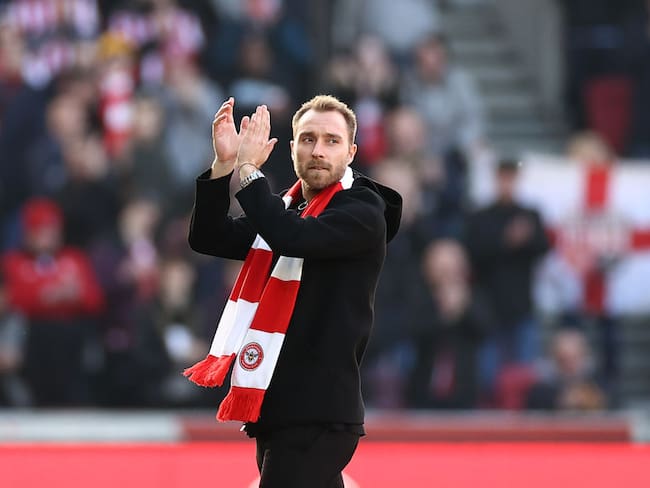 Christian Eriksen en Brentford (Photo by Ryan Pierse/Getty Images)