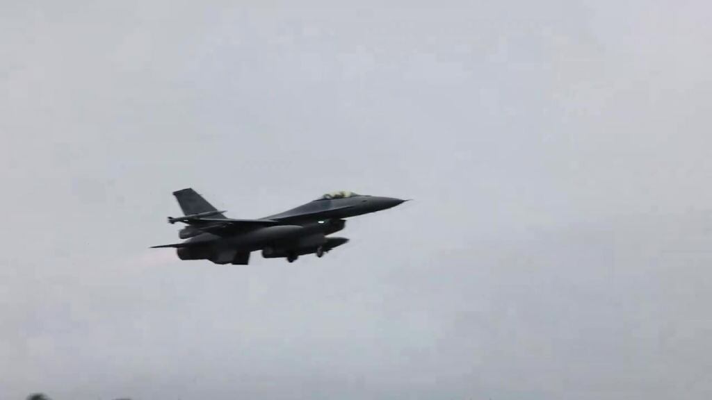 Aeronaves Chinas sobre Taiwan. (Photo by Taiwan's Military News Agency/Anadolu via Getty Images)