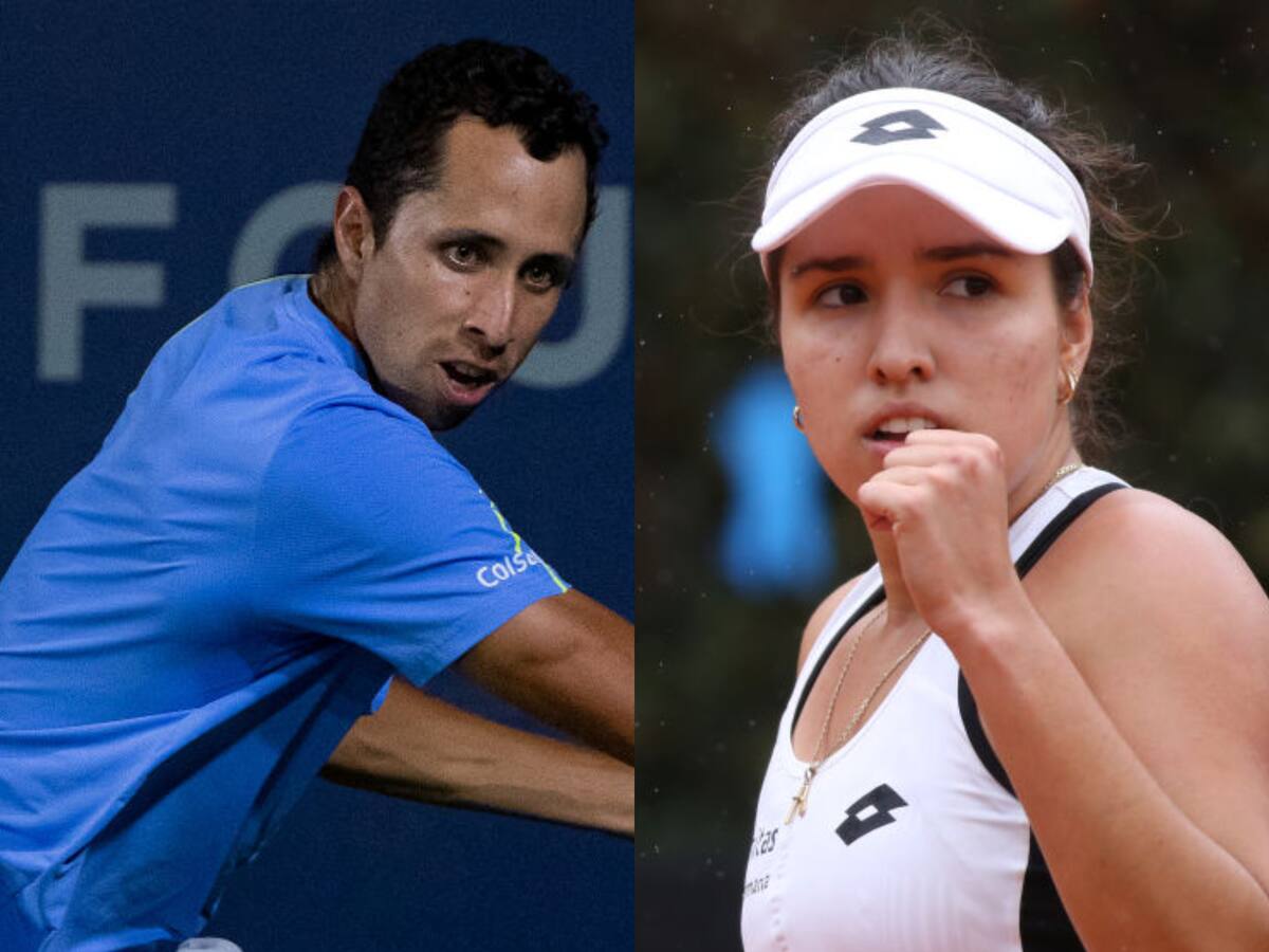 Daniel Galán y Camila Osorio en la prelista del Abierto de Australia