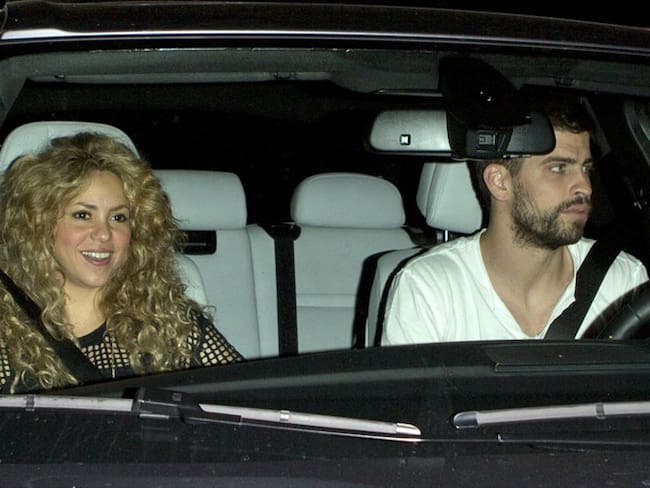 Shakira y Gerard Piqué. Foto: Bang Media.