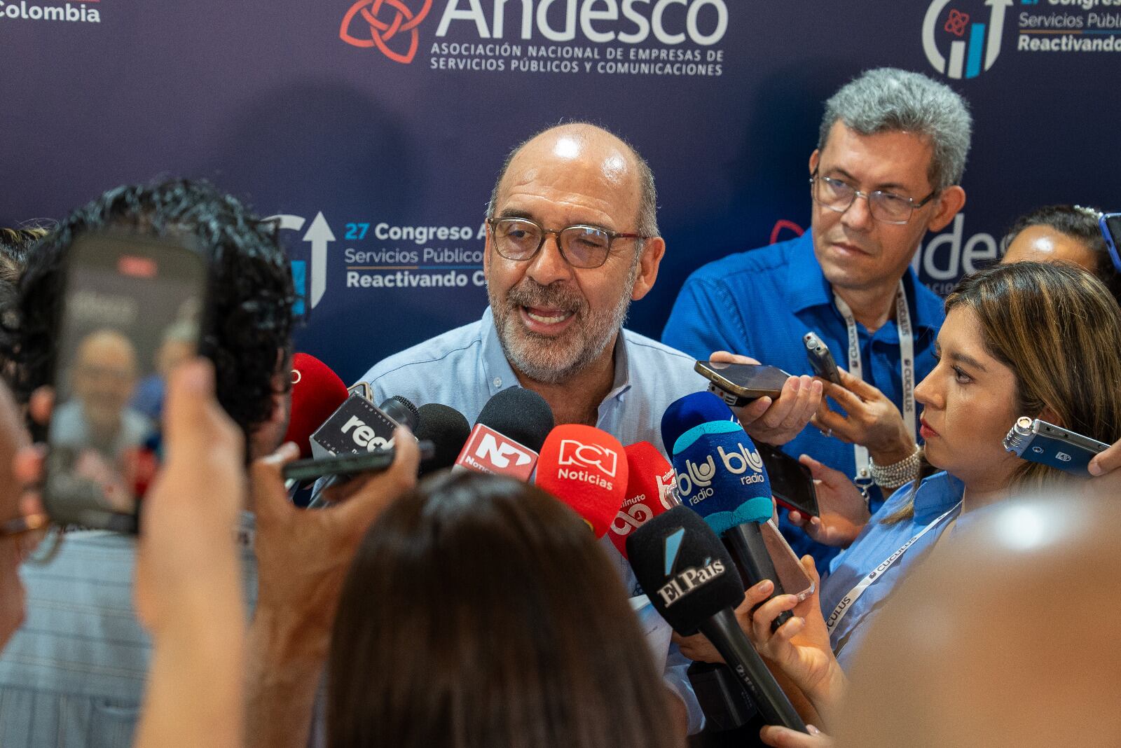 Camilo Sánchez, presidente de la Asociación Nacional de Empresas de Servicios Públicos y Comunicaciones (Andesco) y del Consejo Gremial Nacional (CGN). Foto: cortesía CGN