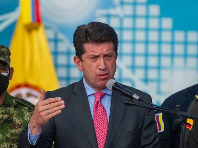 El ministro de la Defensa, Diego Molano, entregó la rendición de cuentas correspondiente al primer semestre del 2021. Foto: Getty Images