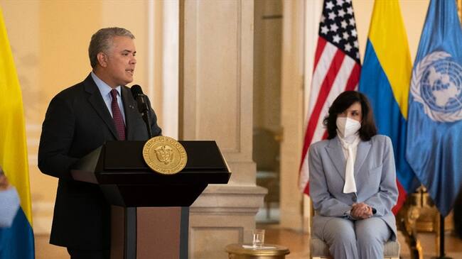 Ayuda de Estados Unidos a Colombia para reactivación económica. Foto: Cortesía Presidencia de la República