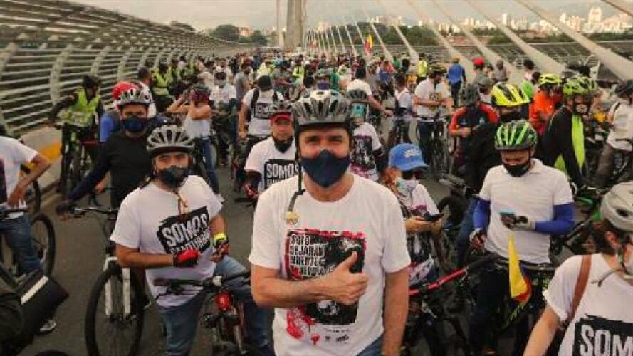 Caravana Santurbán. Foto: Alcaldía de Bucaramanga.