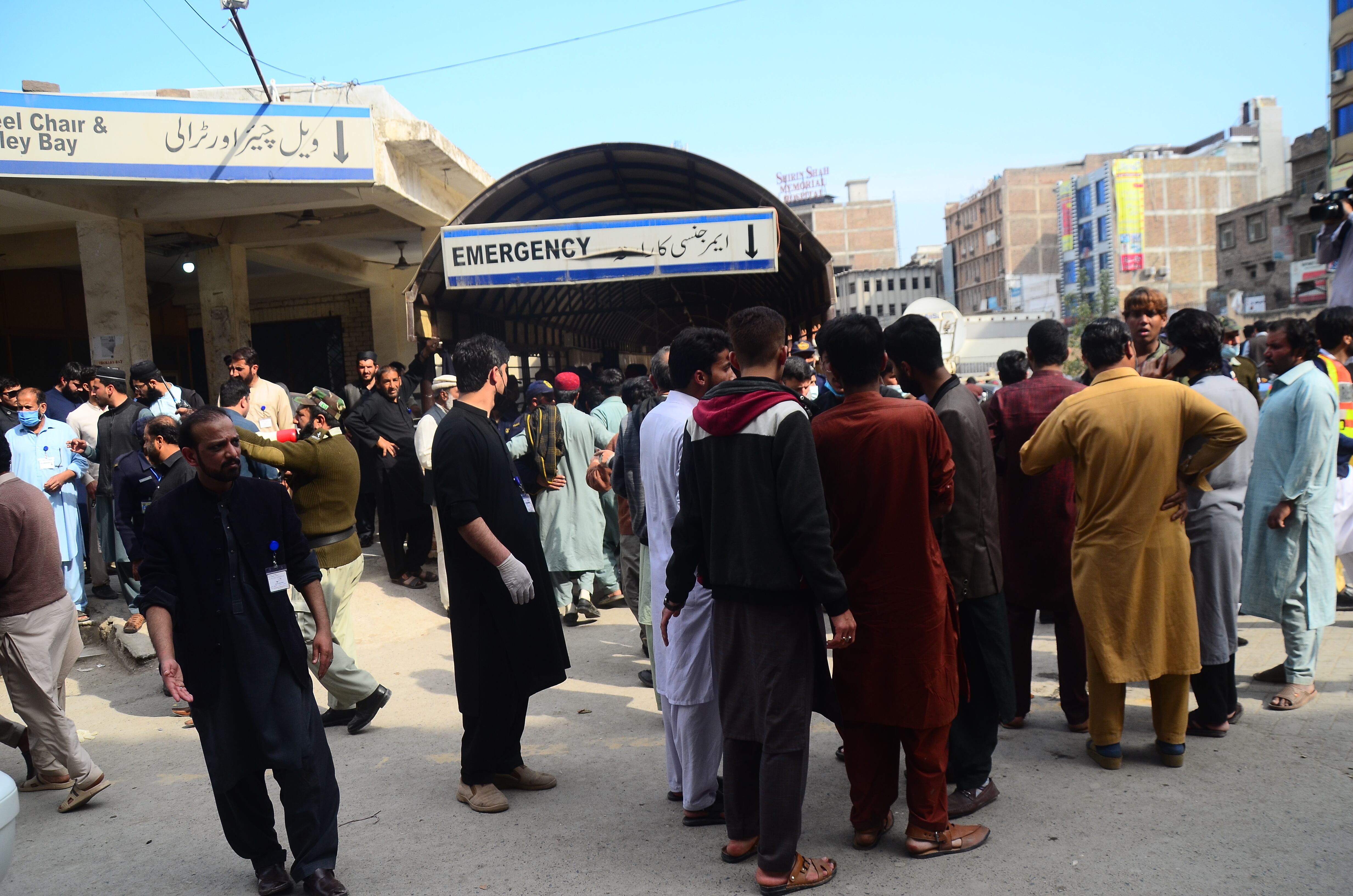 Foto de referencia del ataque a la mezquita en Peshawar, Pakistán. (Photo by Hussain Ali/Anadolu Agency via Getty Images)