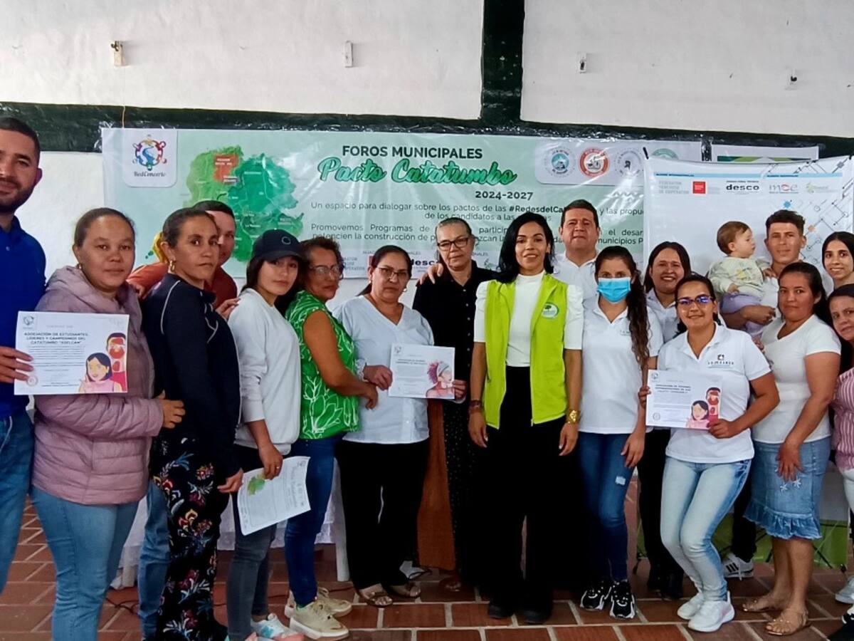 Precandidatos políticos escucharon a las comunidades en provincia y región del Catatumbo