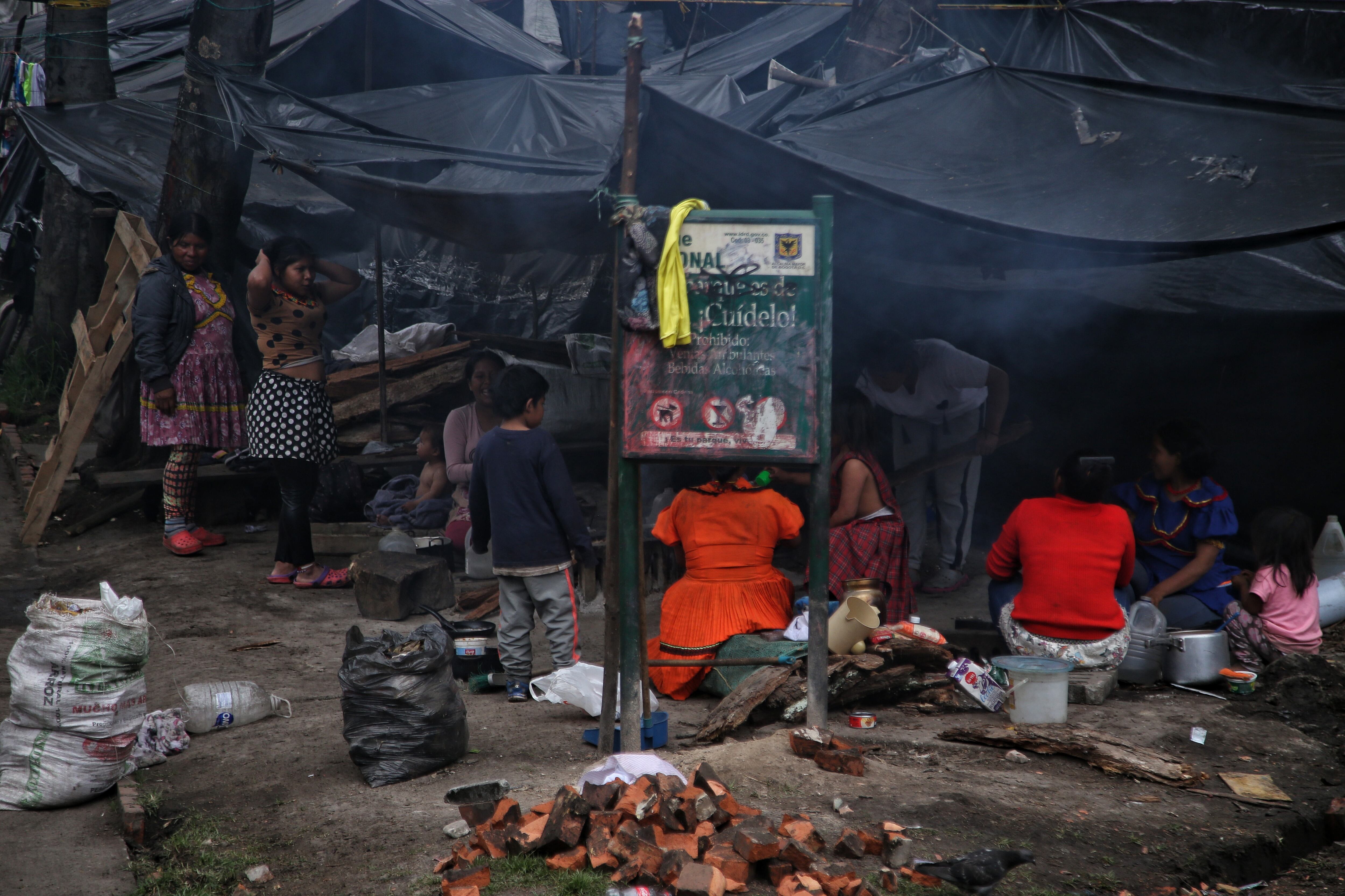 Una semana después de que comunidades indígenas dejaran el Parque Nacional, murió una bebe de 19 meses . / FOTO: Colprensa