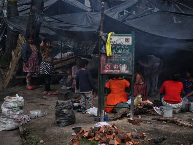 Una semana después de que comunidades indígenas dejaran el Parque Nacional, murió una bebe de 19 meses . / FOTO: Colprensa