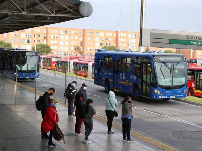Transmilenio en Bogotá. Créditos: Colprensa