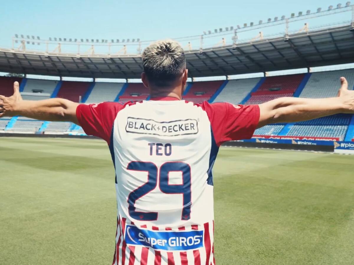 “El ídolo vuelve a casa”: Junior hizo oficial el fichaje de Teófilo Gutiérrez