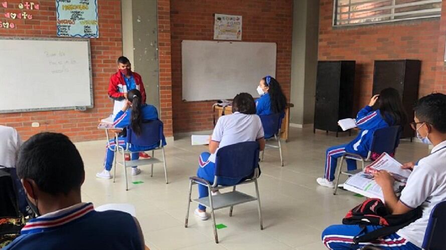 clases presenciales. Foto: suministrada.