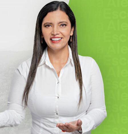 Alexandra Cuellar, candidata a la alcaldía de Piamonte, Cauca. víctima de ataque armado. Crédito: Prensa Alexandra Cuellar.