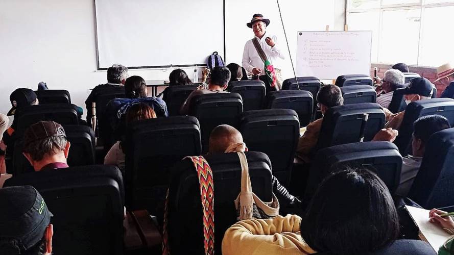 Voceros de las organizaciones sociales invitaron a la ciudadanía a unirse a la Minga: Crédito: Cric