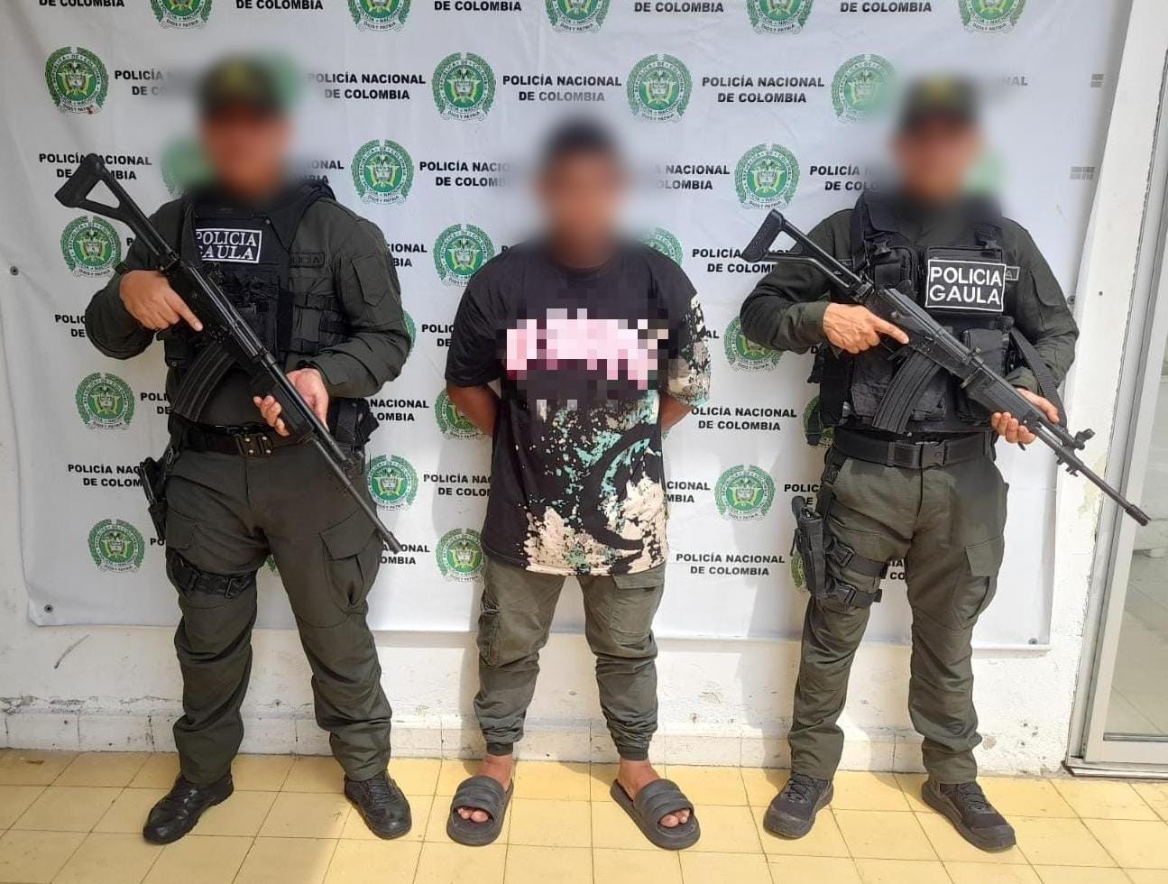 Capturan a presunto coordinador financiero del Clan del Golfo en el San Jorge cordobés. Foto: Policía.