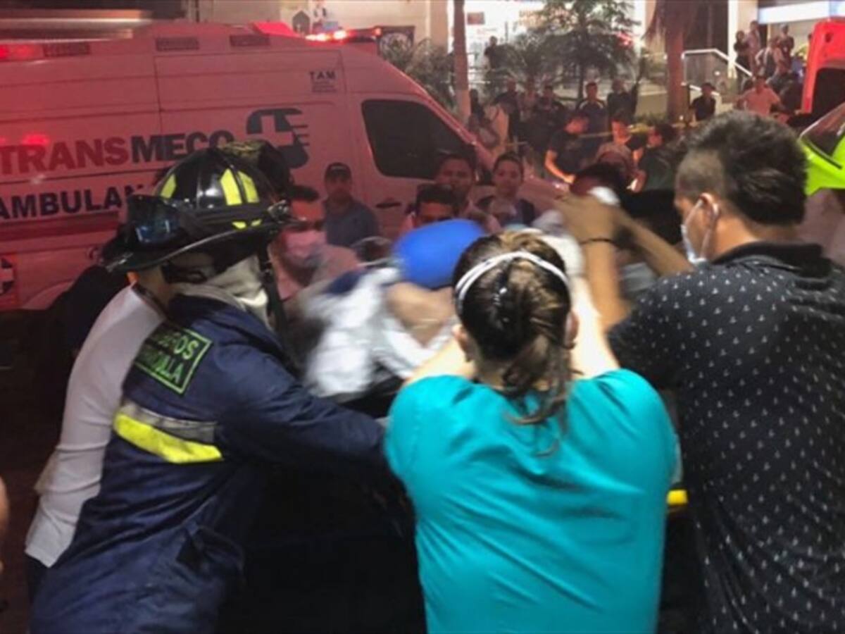 Emergencia por incendio en Clínica Reina Catalina de Barranquilla