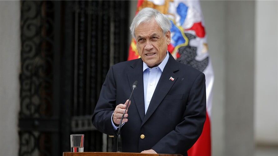Sebastián Piñera descarta su renuncia a la Presidencia pese a las protestas. Foto: Getty Images