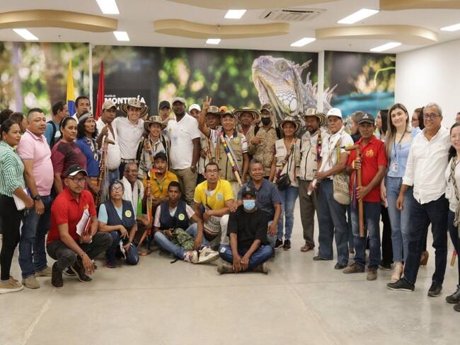No habrá bloqueos en Montería, anuncian suspensión de minga indígena. Foto: cortesía Alcaldía de Montería