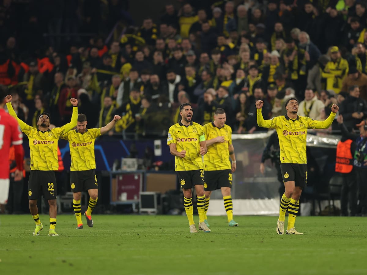 Borussia Dortmund clasificó a cuartos de final de Champions League al derrotar 2-0 al PSV