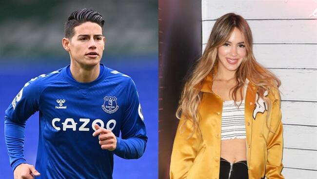 James Rodríguez y Shannon de Lima son pareja desde 2019. Foto: Getty Images/ John Parra/Laurence Griffiths