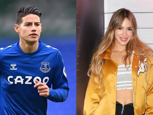 James Rodríguez y Shannon de Lima son pareja desde 2019. Foto: Getty Images/ John Parra/Laurence Griffiths
