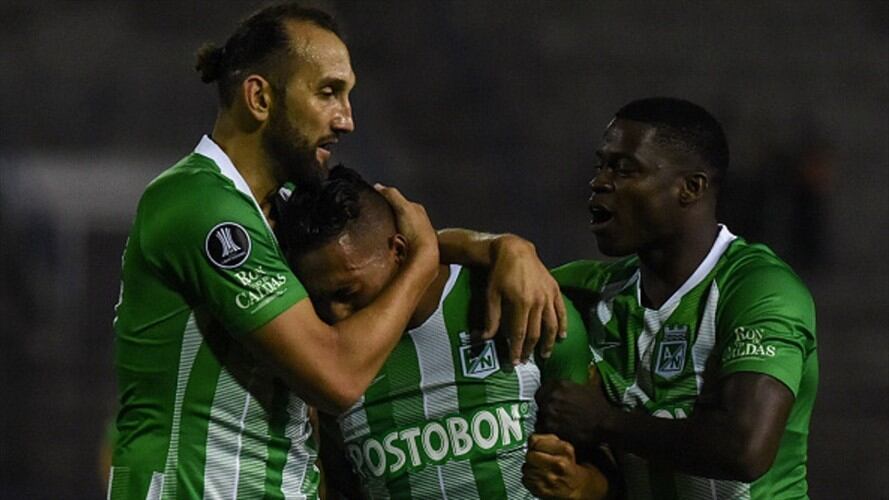 Atlético Nacional triunfó 1-0 ante La Guaira en Copa Libertadores. Foto: Getty Images