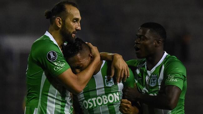 Atlético Nacional triunfó 1-0 ante La Guaira en Copa Libertadores. Foto: Getty Images