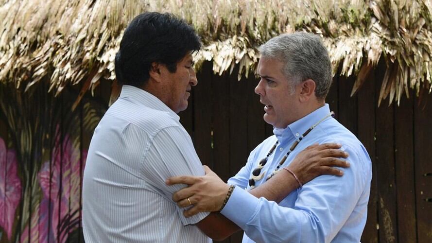 El mandatario boliviano dijo que “los derechos de la madre tierra” están por encima de las diferencias.. Foto: Presidencia