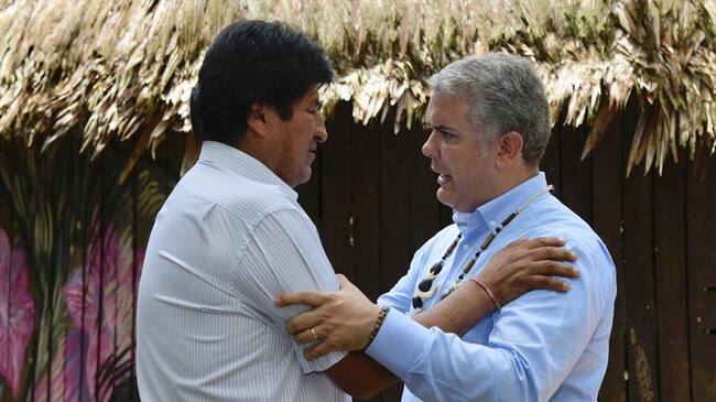 El mandatario boliviano dijo que “los derechos de la madre tierra” están por encima de las diferencias.. Foto: Presidencia