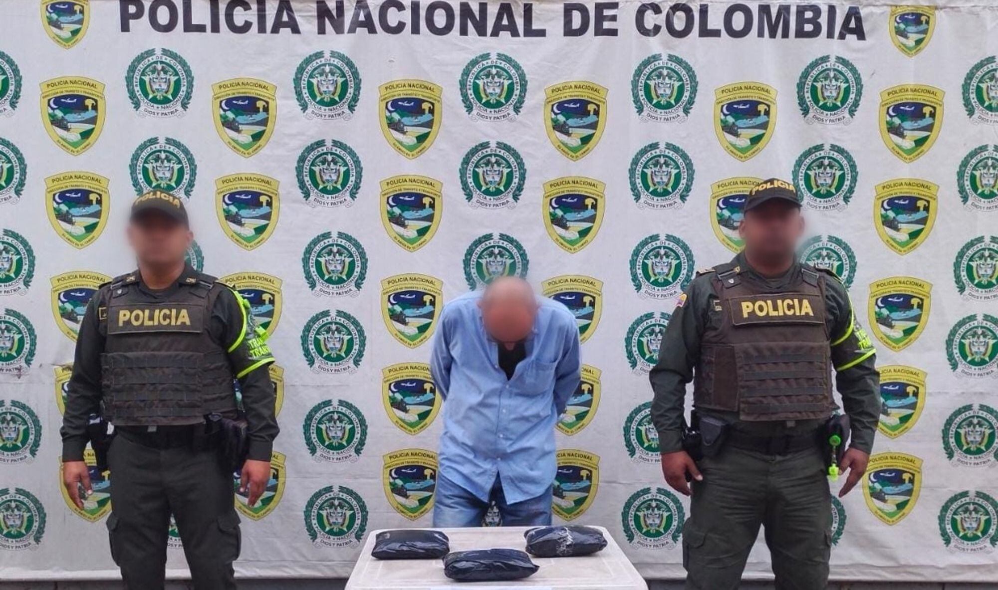 Capturado con 5 kilos de coca/ Policía del Magdalena 