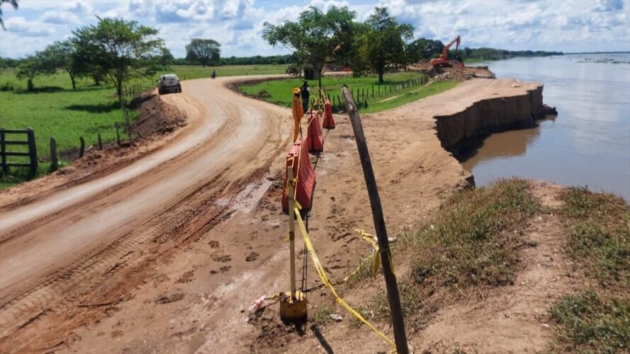 Vía Salamina – El Piñón. Foto: Twitter Invías
