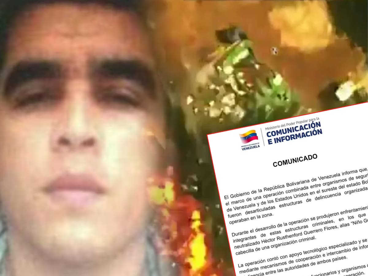 Gobierno de Venezuela confirma que muerte de alias ‘Niño Guerrero’ fue en el sureste del país