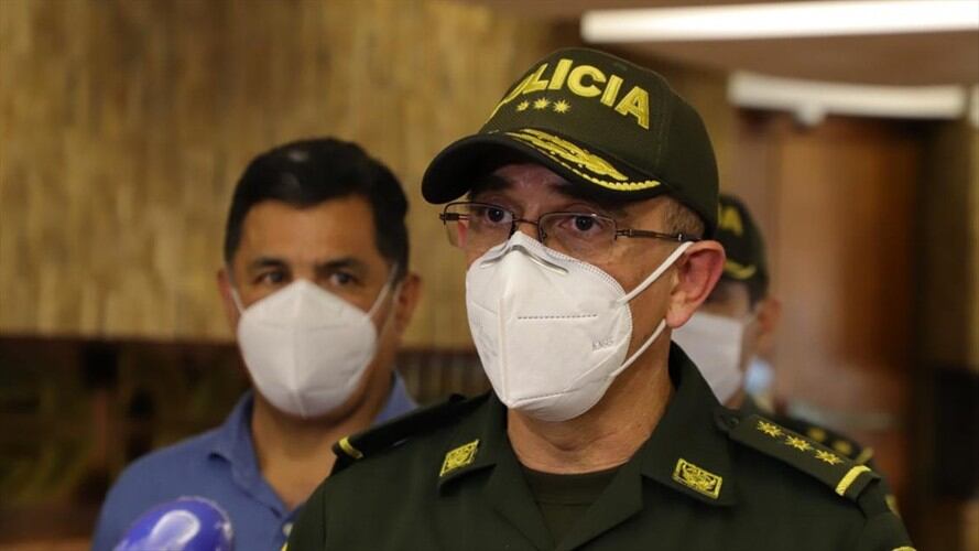 El oficial arribó este miércoles a la capital del Valle del Cauca. Foto: Policía Nacional