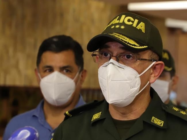 El oficial arribó este miércoles a la capital del Valle del Cauca. Foto: Policía Nacional