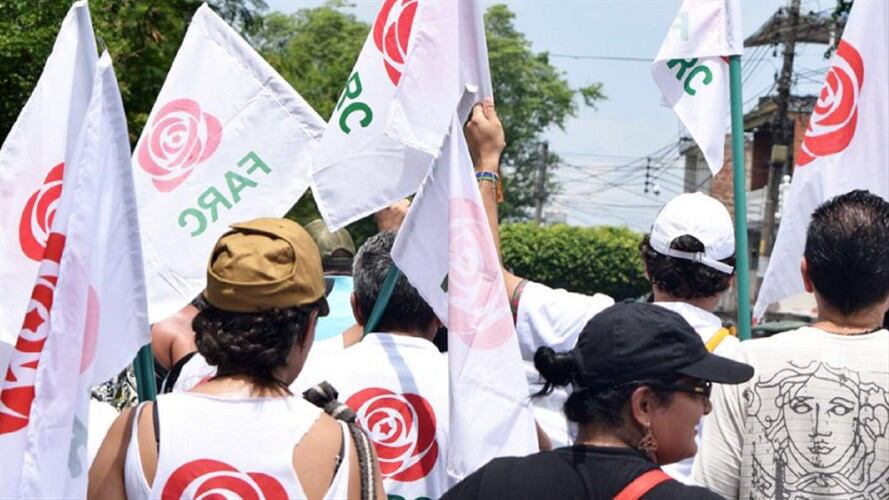 Excombatientes de las Farc en Norte de Santander se suman a la caravana por la vida. Foto: Cortesía