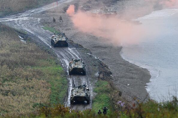 EE.UU. advierte de nueva columna militar rusa avanzando hacia Kiev desde el noreste. Foto: Getty
