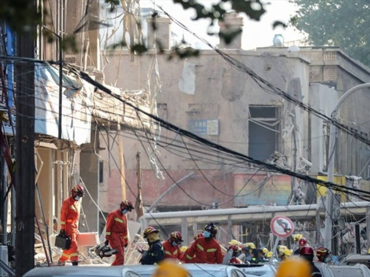 Al menos un muerto y 33 heridos dejó explosión en el noreste de China