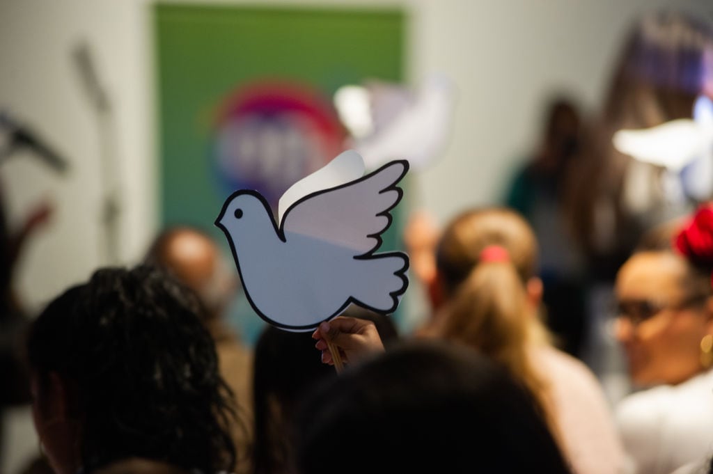 Imagen de referencia de acuerdo de paz. (Foto: Chepa Beltrán / Long Visual Press / Unniversal Images Group via Getty Images