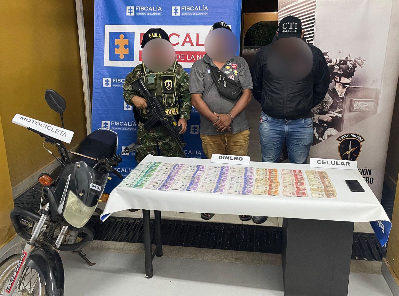 Capturan a presunto extorsionista del Clan del Golfo en San Marcos, Sucre. Foto:  Ejército.