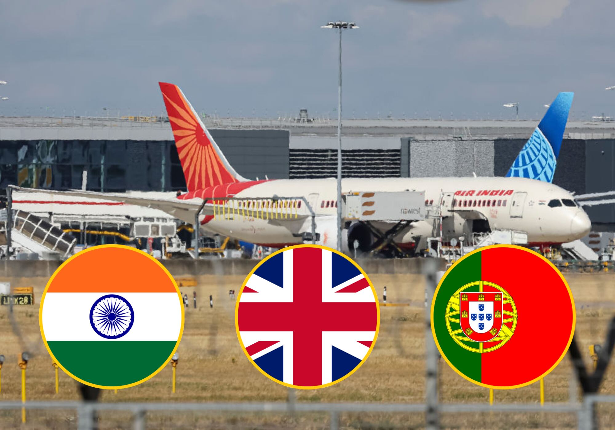 Se conocieron las nacionalidades de los pasajeros de avión de AIr India accidentado en India. Foto: Getty Images.