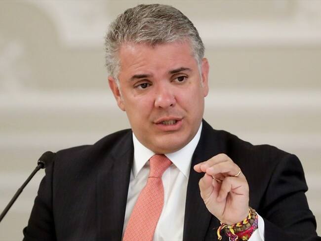 Iván Duque rechazó que el régimen de Nicolás Maduro esté “albergando terroristas colombianos”. Foto: Colprensa